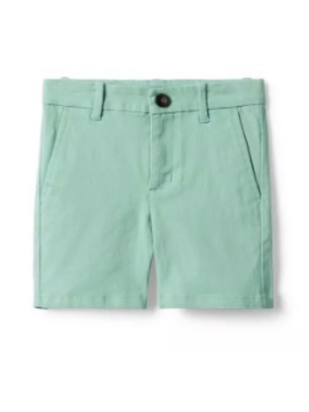 Janie and Jack Boys "The Twill Short" Faded Jade Mint Green Size 7 NWT